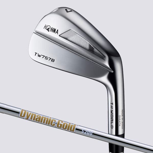 本間ゴルフ アイアン T//WORLD TW757 B Dynamic Gold HT 6本セット(#5-P) フレックス：S200