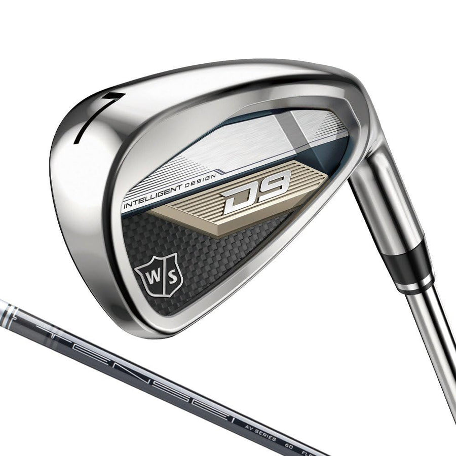 Wilson ウイルソン D9 アイアンセット 6本 5I-PW TENSEI AV Silver カーボン メンズ