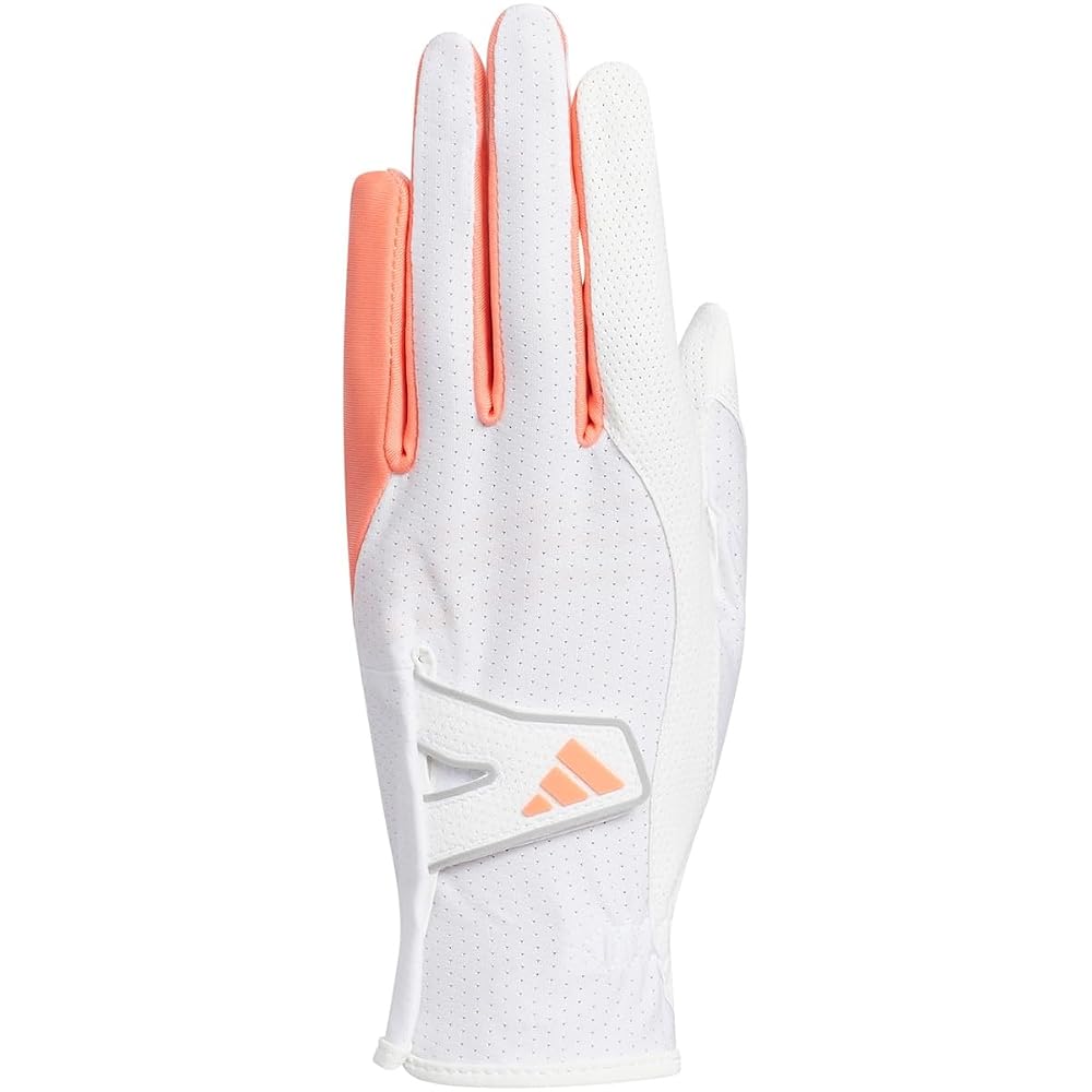 アディダス ウィメンズ ZG クール グローブ NMH23 レディース 左手用 adidas 2023春夏モデル 日本正規品 18cm ホワイト／コーラル