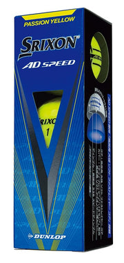 ダンロップゴルフボール SRIXON AD SPEED3 2024年モデル 1ダース(12個入り) パッションイエロー