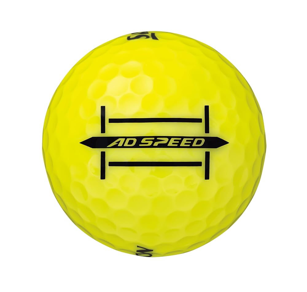 ダンロップゴルフボール SRIXON AD SPEED3 2024年モデル 1ダース(12個入り) パッションイエロー